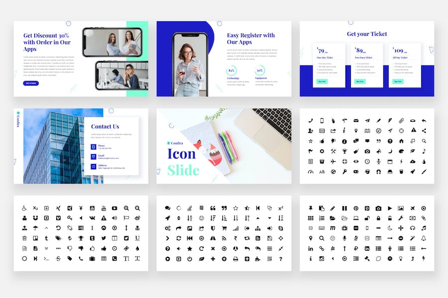 网络研讨会互联网科技keynote模板 - 顶尖PPT