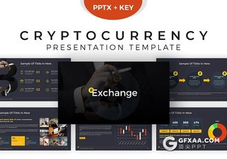 40页比特币虚拟货币交易介绍keynote模板 - 顶尖PPT