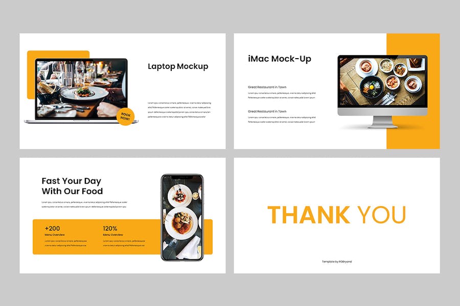 食品餐饮商业推介宣传PPT模板 - 顶尖PPT