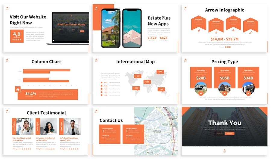 物业公司小区管理团队介绍案例展示PPT模板 - 顶尖PPT