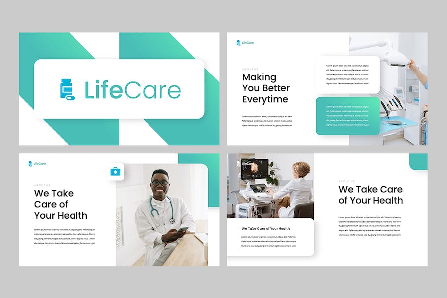 医疗健康保障服务项目方案Keynote模板 - 顶尖PPT