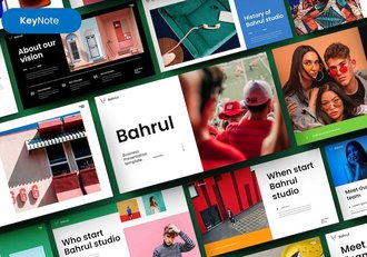 商务企业合作洽谈方案Keynote模板 - 顶尖PPT