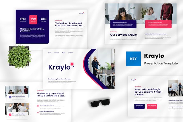 搜索引擎营销推广策略分析Keynote模板 - 顶尖PPT