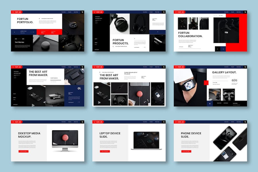 商务企业品牌视觉形象宣传推广PPT模板 - 顶尖PPT