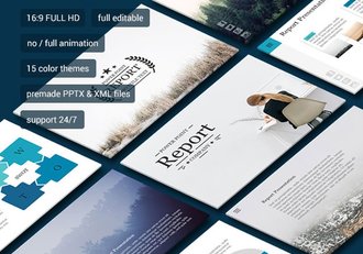 92页简约大气商务风格keynote模板 15种主题配色 - 顶尖PPT