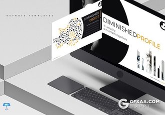 30页创意音乐符号组合keynote模板 5种配色主题 - 顶尖PPT