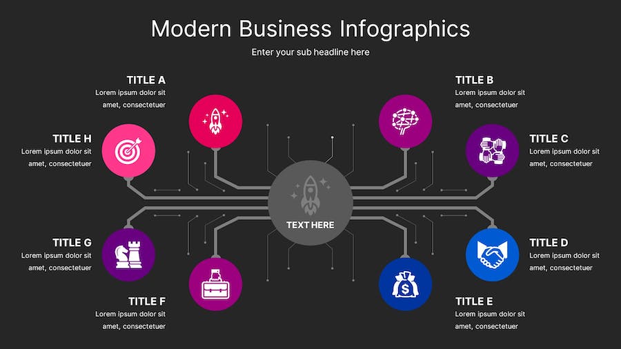 现代商业融资计划演讲Keynote模板 - 顶尖PPT