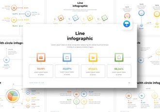 线路信息图keynote模板 - 顶尖PPT