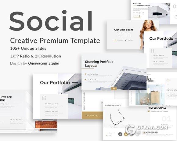 148页简约尊贵 欧美商务风格PPT模板 - 顶尖PPT