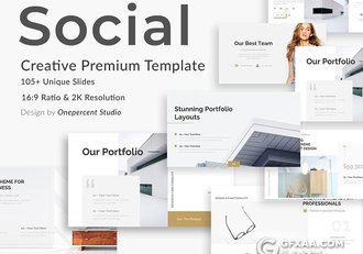 148页简约尊贵 欧美商务风格PPT模板 - 顶尖PPT