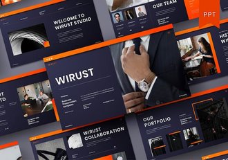 企业产品服务解决方案展示介绍PPT模板 - 顶尖PPT