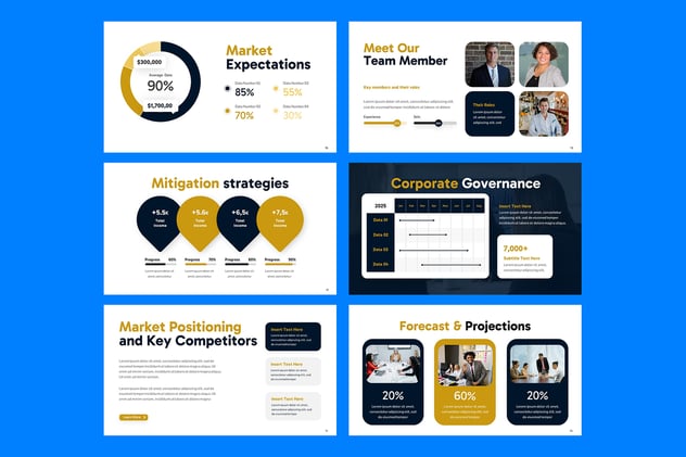 经济报道财务分析业绩展示PPT模板 - 顶尖PPT