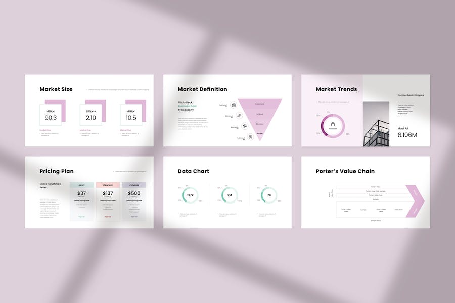 清新简约风格工作总结公司介绍PPT模板 - 顶尖PPT