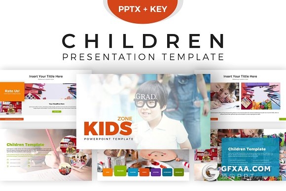 30页幼儿园儿童成长系列PPT模板 - 顶尖PPT