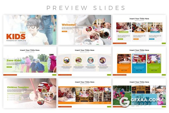 30页幼儿园儿童成长系列PPT模板 - 顶尖PPT