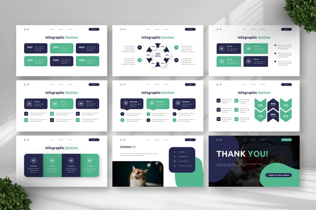 宠物店主题keynote模板 - 顶尖PPT