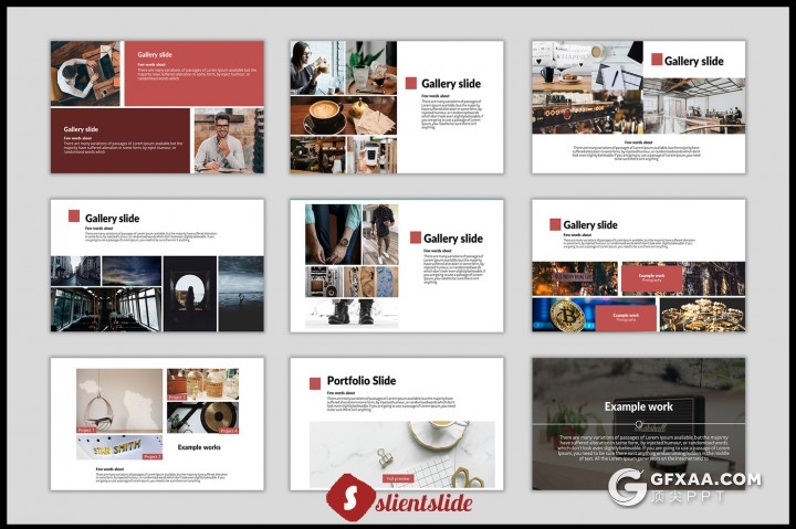 84页红色简约商务风格PPT模板 - 顶尖PPT