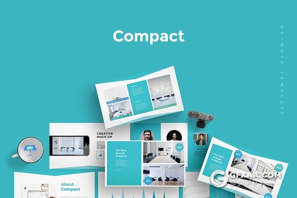 30页企业介绍项目规划keynote模板 - 顶尖PPT