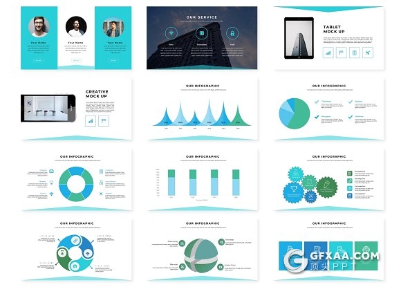 30页企业介绍项目规划PPT模板 - 顶尖PPT