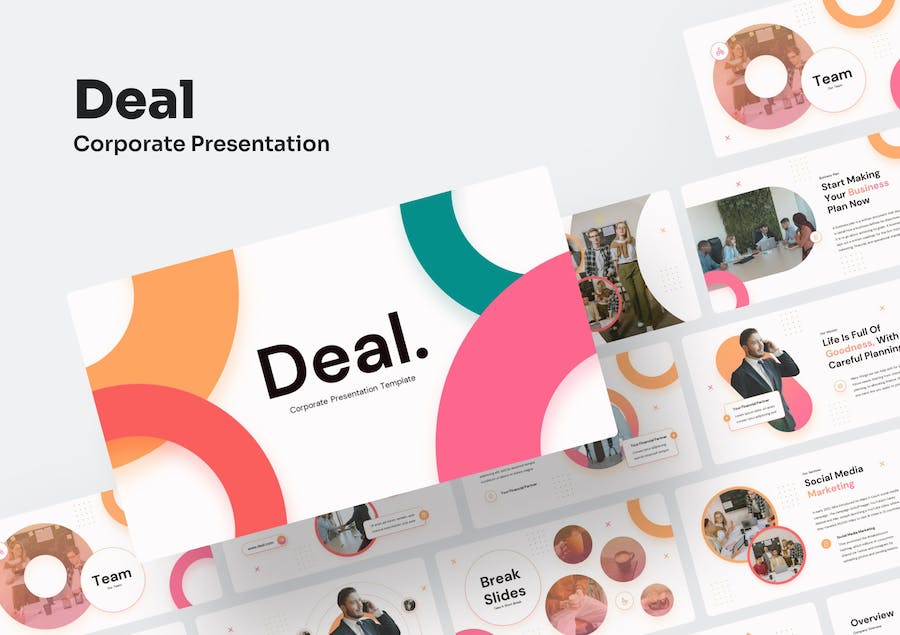 商务交易企业合作洽谈方案PPT模板 - 顶尖PPT