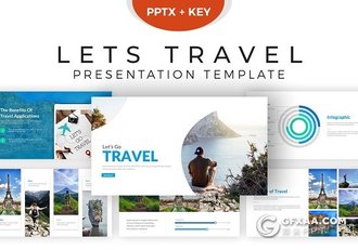 30页旅游度假景点介绍展示PPT模板 - 顶尖PPT