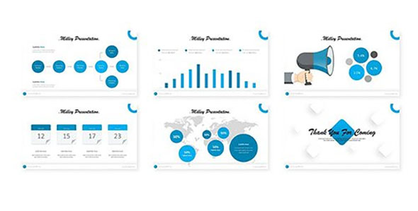 30页创意图形设计公司内容汇报keynote模板 - 顶尖PPT