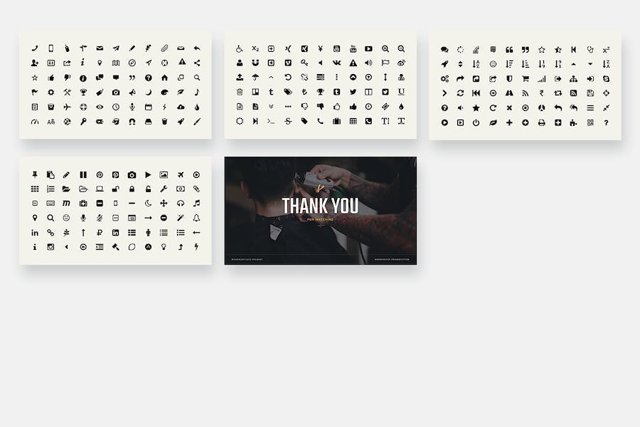 理发店剃须PPT模板 - 顶尖PPT