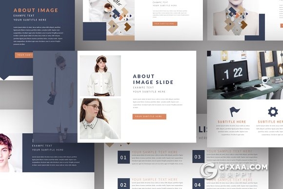 50页艺术作品展示介绍PPT模板 - 顶尖PPT