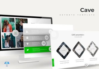 30页国外微立体风格商务多用途keynote模板 - 顶尖PPT