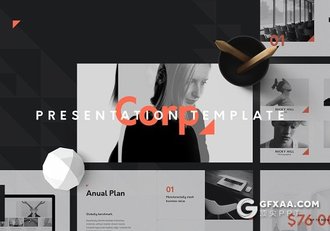 100页简约时尚流行风格keynote模板 - 顶尖PPT