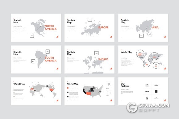 100页简约时尚流行风格keynote模板 - 顶尖PPT