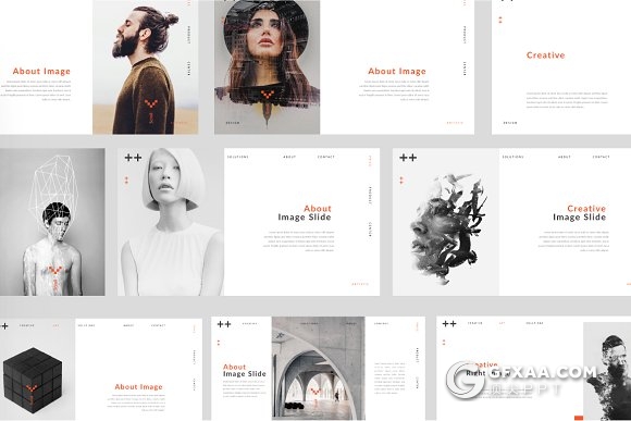 50页简约风格商务多用途PPT模板 - 顶尖PPT