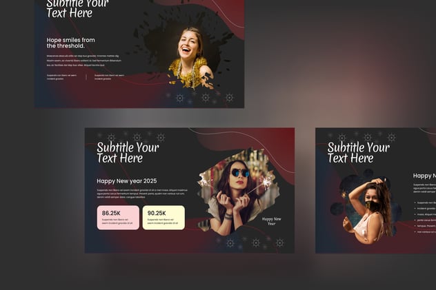 新年活动节日狂欢PPT模板 - 顶尖PPT