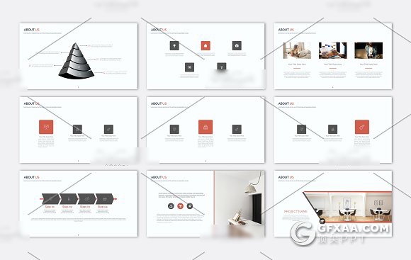 105页欧美商务风格 工作总结报告keynote模板 - 顶尖PPT