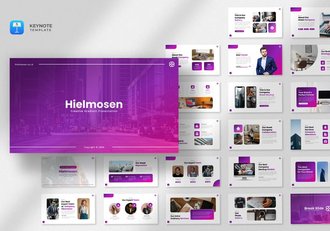 创意渐变商务风格keynote模板模板 - 顶尖PPT