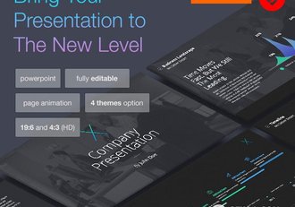 40页苹果风格商务大气PPT模板 - 顶尖PPT