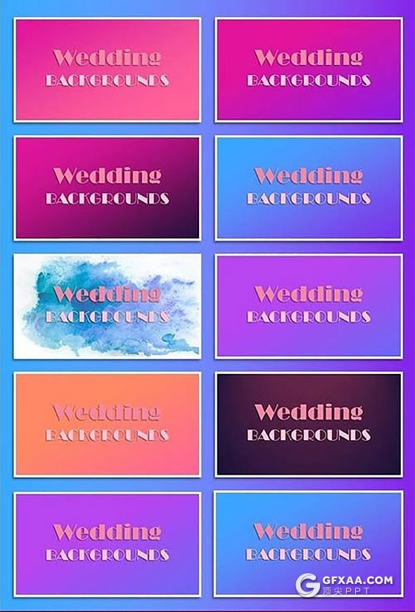 34页婚礼婚纱照展示PPT模板 包含55张高清婚礼配图 - 顶尖PPT