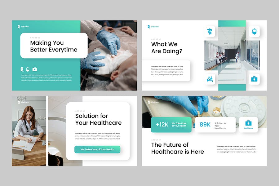 医疗健康保障服务项目方案Keynote模板 - 顶尖PPT