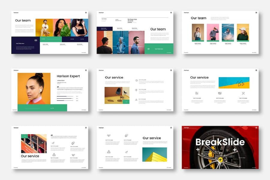 欧美设计商务业务合作PPT模板 - 顶尖PPT