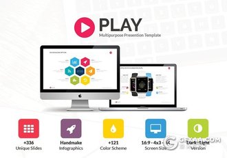 347页精美设计高端商务PPT模板 3种尺寸比例 - 顶尖PPT