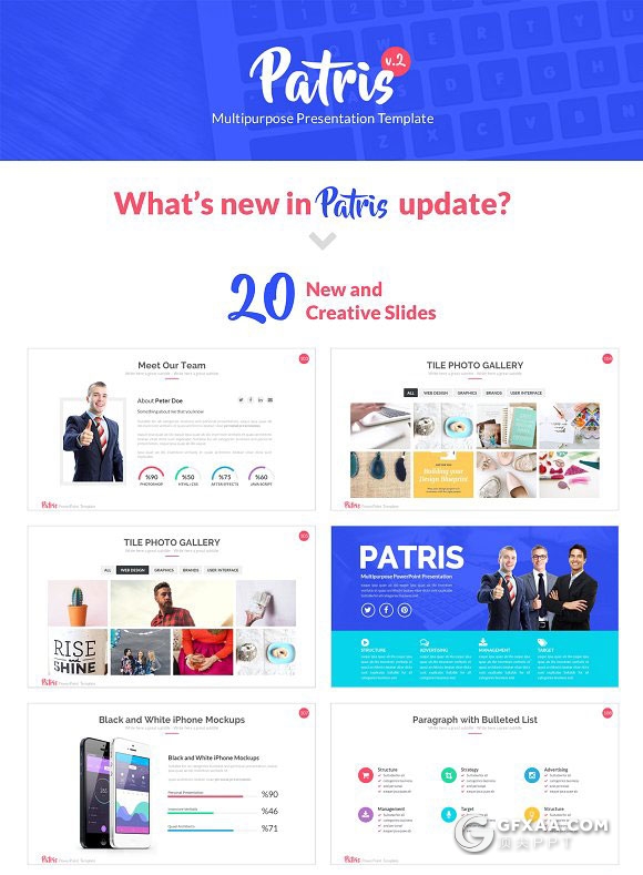 120页精致图形设计商务多用途PPT模板 - 顶尖PPT