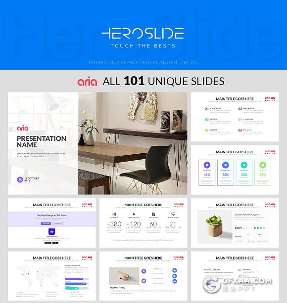 102页高逼格工作总结计划多用途PPT模板 - 顶尖PPT