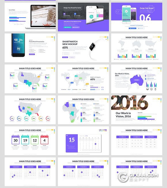 101页卡通风格工程施工建筑PPT模板 - 顶尖PPT