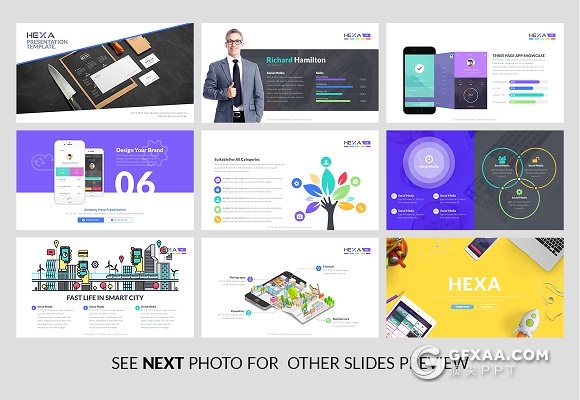 102页精致设计国外高端商务风格PPT模板 - 顶尖PPT