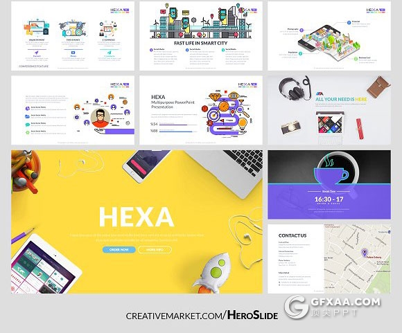 102页精致设计国外高端商务风格PPT模板 - 顶尖PPT