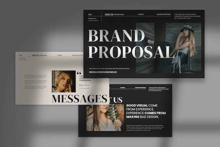 复古品牌建设项目提案PPT幻灯片 - 顶尖PPT