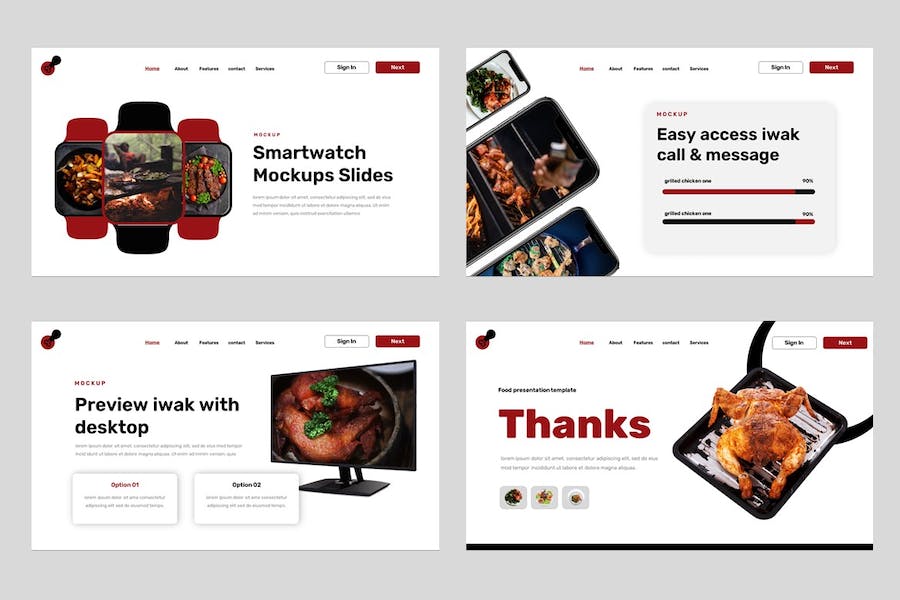 专业食品餐饮行业Keynote主题演示 - 顶尖PPT