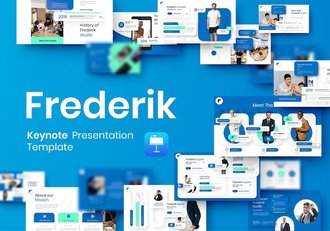 欧美高端商务企业团队介绍通用keynote模板 - 顶尖PPT