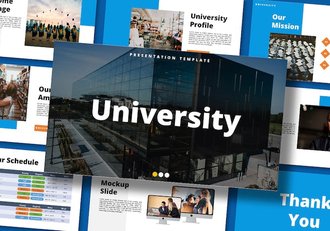 高等教育大学院校课程教学介绍PPT模板 - 顶尖PPT