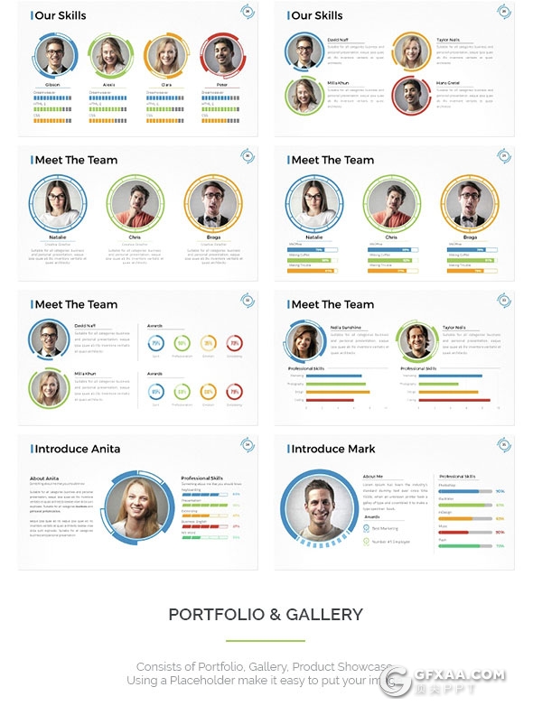 100页互联网科技风格keynote模板 14种主题配色 - 顶尖PPT